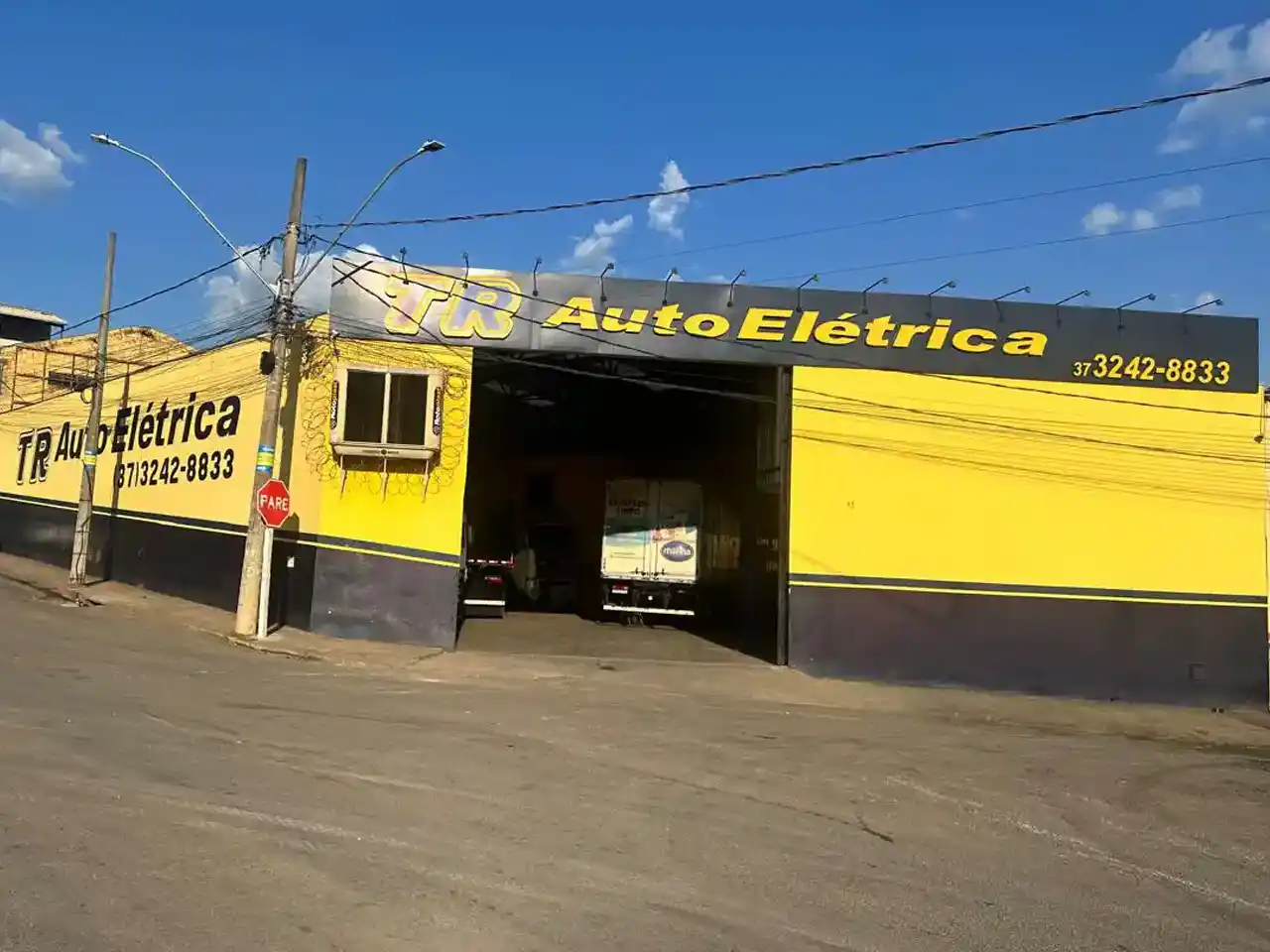caminhão, frota ou atendimento externo da TR Auto Elétrica