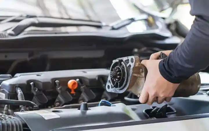 motor de partida em avaliação